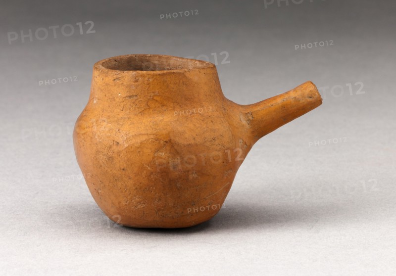 Miniature Cup with Side Spout, A.D. 500/800.