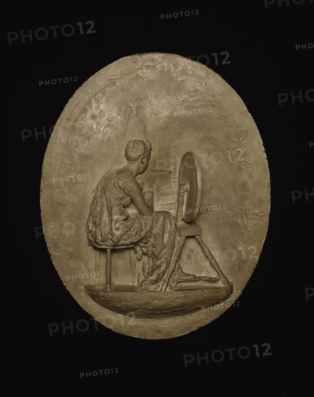Spinning, Modeled 1882-83, cast c. 1886.