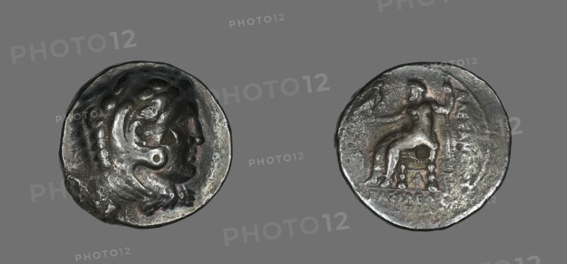 Tetradrachm (Coin) Portraying Alexander the Great, 356-323 BCE.