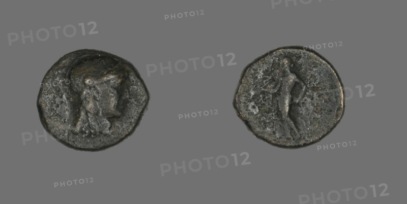 Coin Depicting the Goddess Athena, 246-225 BCE.