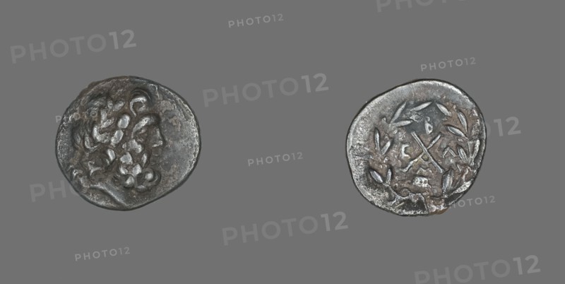 Hemidrachm (Coin) Depicting the God Zeus Amarios, 234-146 BCE.