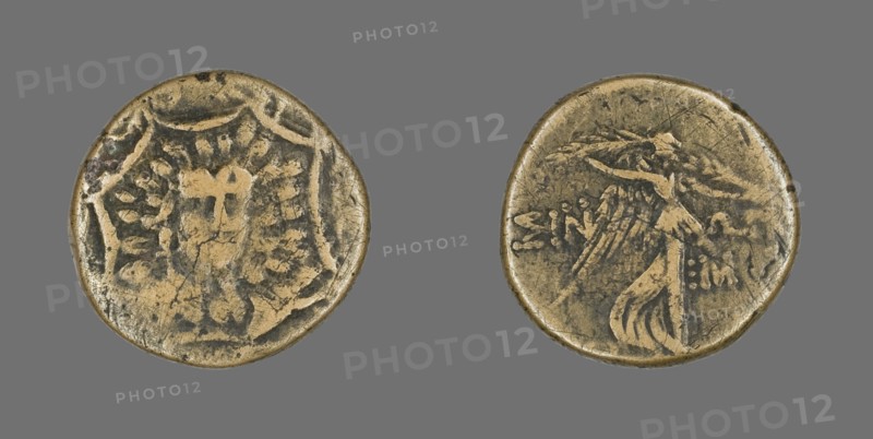 Coin Depicting a Gorgoneion, 120-63 BCE.