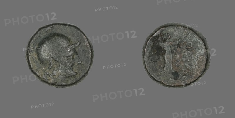 Coin Depicting the Goddess Athena, after 133 BCE.