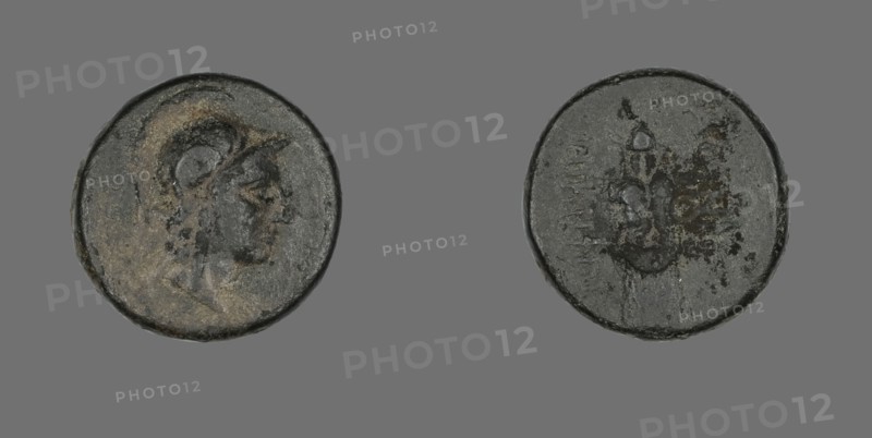 Coin Depicting the Goddess Athena, about 200-133 BCE.
