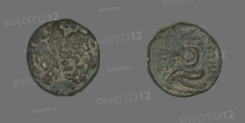 Coin Depicting the God Asklepios (?), probably Late Hellenistic Period, about 200/133 BCE.