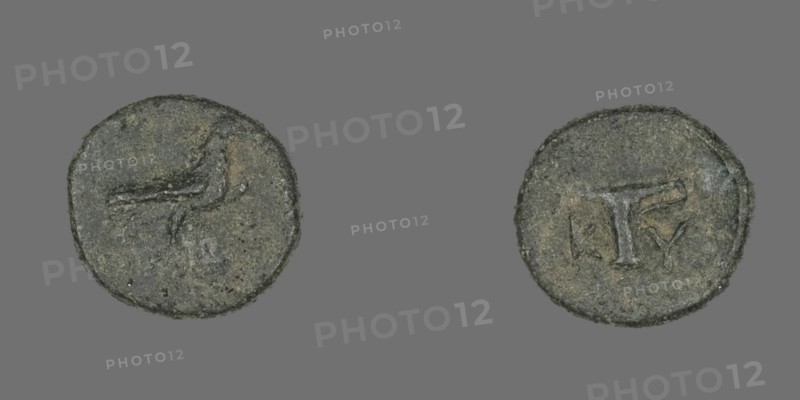 Coin Depicting an Eagle, about 320-250 BCE.