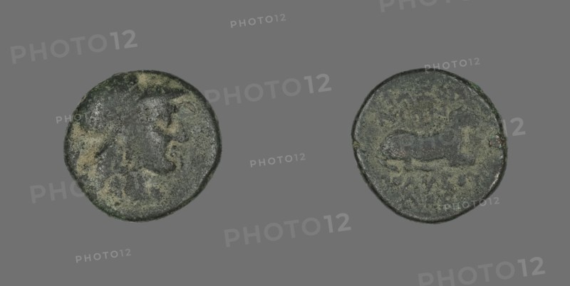 Coin Depicting the Goddess Athena, 387-301 BCE.