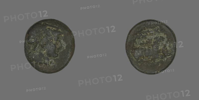 Coin Depicting the Goddess Athena, 387-301 BCE.