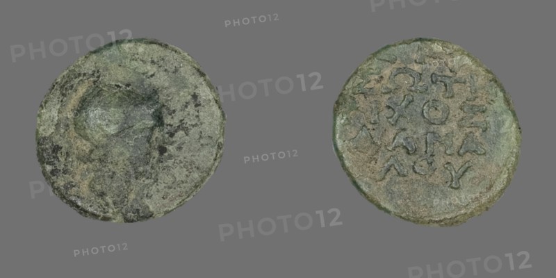 Coin Depicting the Goddess Athena, about 300-200 BCE.