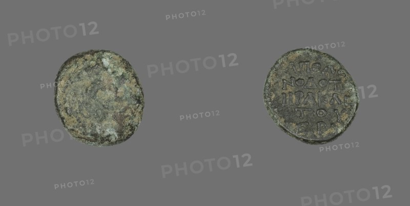 Coin Depicting the Hero Herakles or the God Dionysos (?), 3rd century BCE and later.