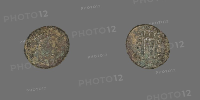 Coin Depicting the God Apollo, 200-133 BCE (?).