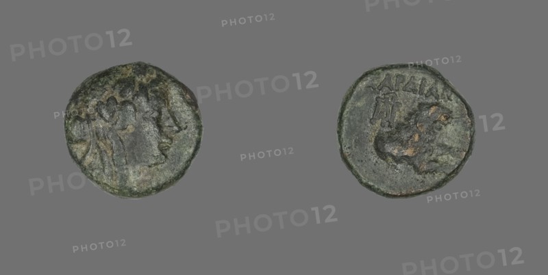 Coin Depicting the God Dionysos, about 133 BCE.