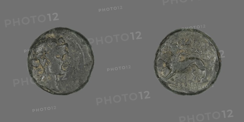 Coin Depicting the God Dionysos, about 133 BCE.