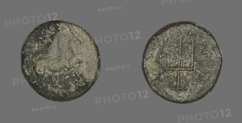 Coin Depicting a Horse, 2nd century BCE.