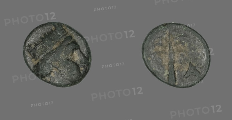 Coin Depicting the Goddess Tyche, about 188-166 BCE.