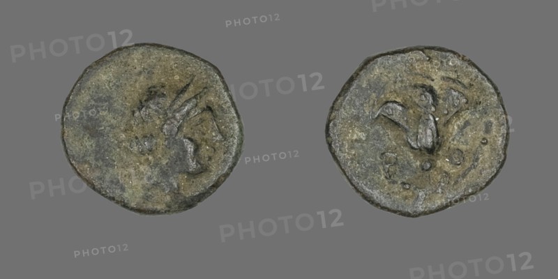 Coin Depicting the Goddess Rhodos, 333-304 BCE.