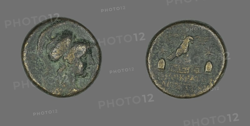 Coin Depicting the Goddess Athena, 133-48 BCE.