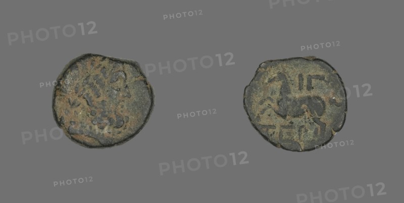 Coin Depicting the God Zeus, about 58 BCE.