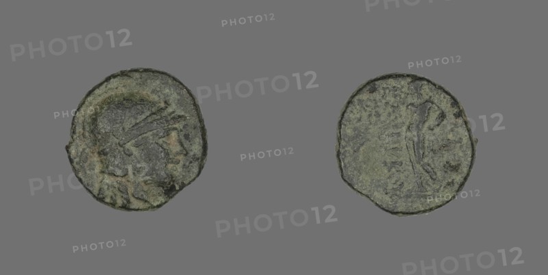 Coin Depicting the Goddess Athena, 246-226 BCE.