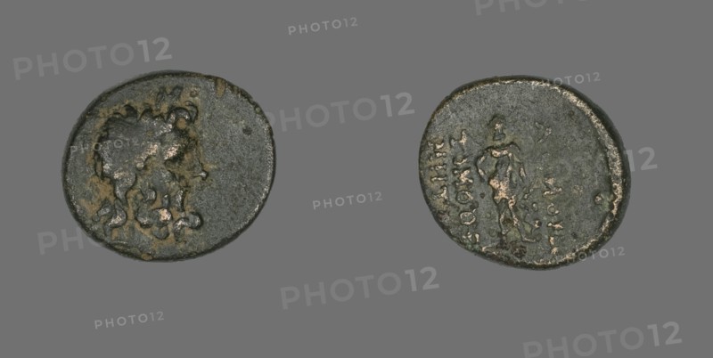 Coin Depicting the God Zeus, mid-1st century BCE.
