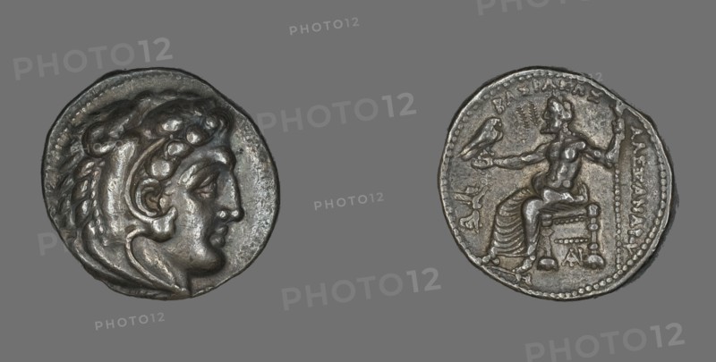 Tetradrachm (Coin) Portraying Alexander the Great, 336-323 BCE.