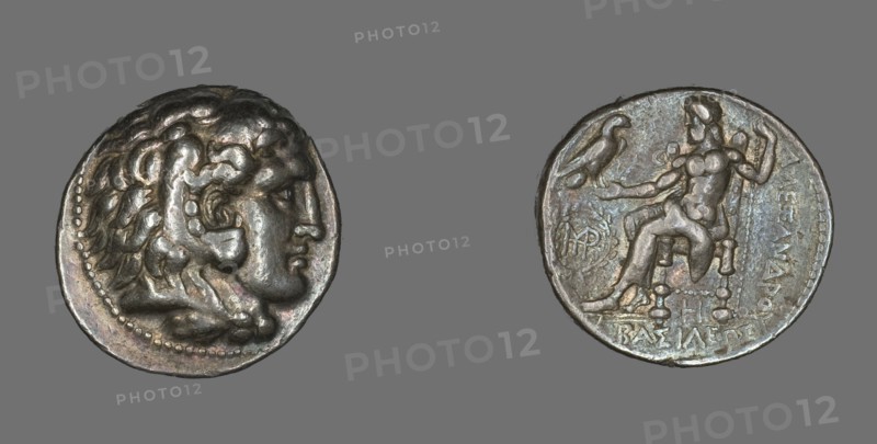 Tetradrachm (Coin) Portraying Alexander the Great, 356-323 BCE.