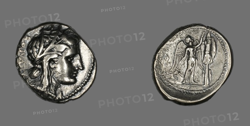 Tetradrachm (Coin) Depicting the Goddess Persephone, 310-305 BCE.