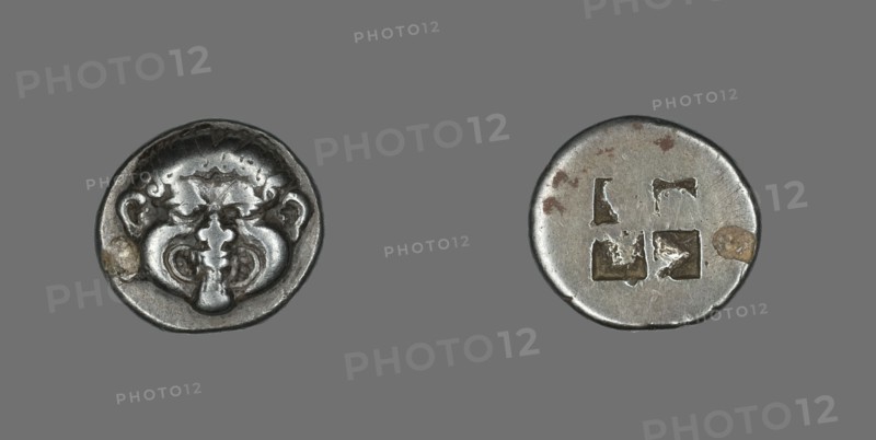 Drachm (Coin) Depicting a Gorgon, early 5th century BCE.