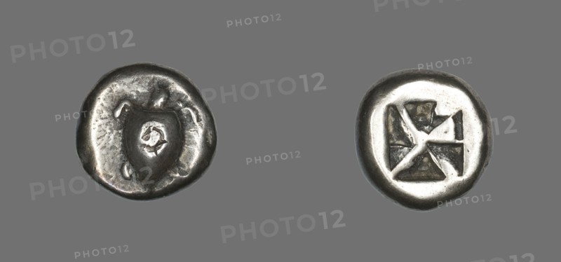 Stater (Coin) Depicting a Sea Turtle, 650-600 BCE.