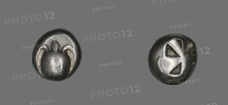 Stater (Coin) Depicting a Sea Turtle, 600-550 BCE.