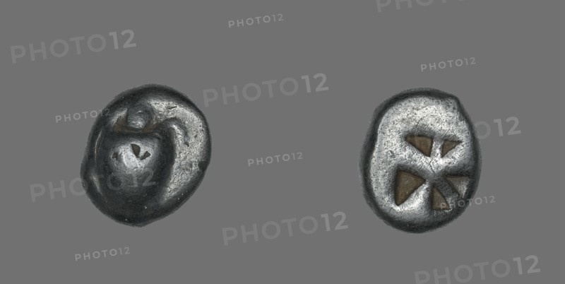 Stater (Coin) Depicting a Sea Turtle, 600-550 BCE.