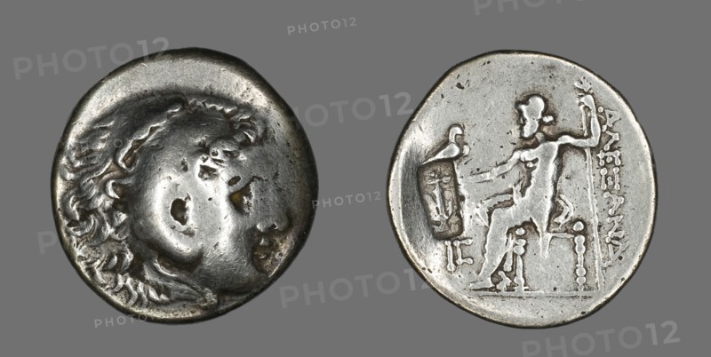 Tetradrachm (Coin) Portraying Alexander the Great as Herakles, 336-323 BCE.