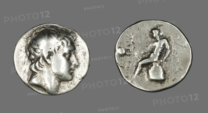 Tetradrachm (Coin) Portraying Antiochus I, II or III (?), 3rd-2nd century BCE.