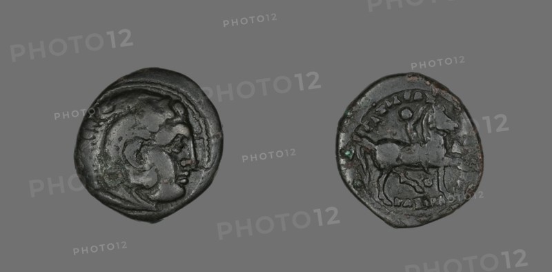 Coin Portraying Alexander the Great as the Hero Herakles, 306-297 BCE.