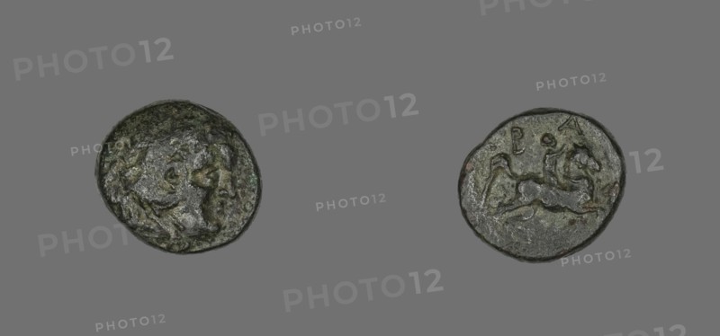Coin Depicting Herakles, 220-178 BCE, issued by Philip V.