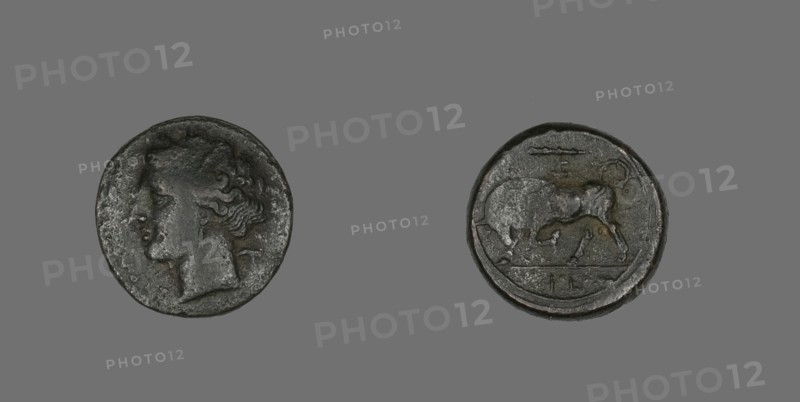 Coin Depicting the Goddess Persephone, 275-216 BCE.