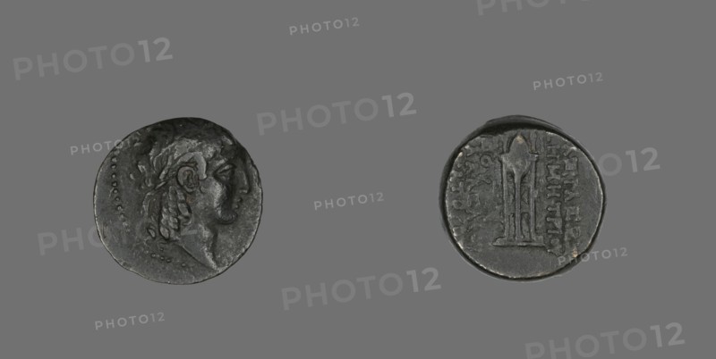 Coin Depicting the God Apollo, 146-139 BCE, issued by of Demetrius II. Creator: Unknown.