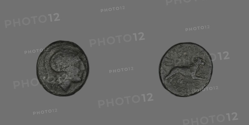 Coin Depicting the Goddess Athena, 306-281 BCE, issued by Lysimachus of Thrace.