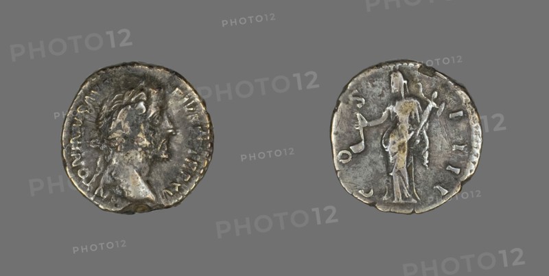 Denarius (Coin) Portraying Emperor Antoninus Pius, 151-152.