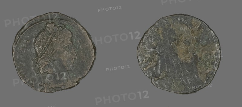 Coin Portraying Emperor Constantius, 250-306.