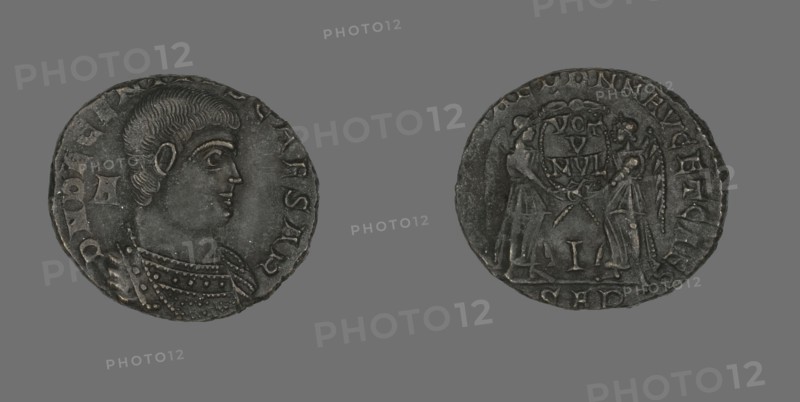 Coin Portraying Emperor Decentius, 351-353.