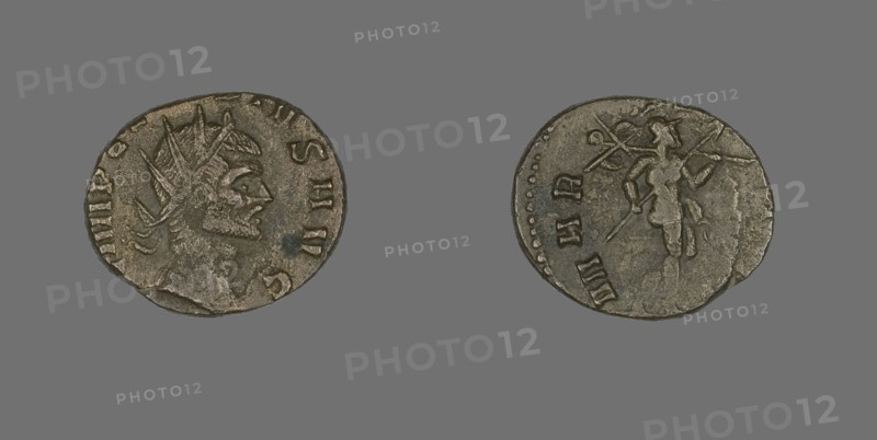 Coin Portraying an Emperor, mid-3rd century.