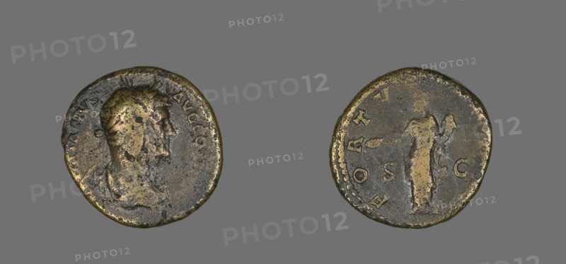 Sestertius (Coin) Portraying Emperor Hadrian, 117-138.