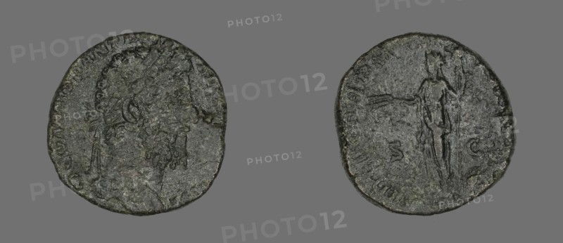 Sestertius (Coin) Portraying Marcus Aurelius or Lucius Verus, 161-180.