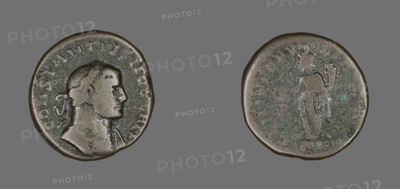 Coin Portraying Emperor Constantius I, 293-306.