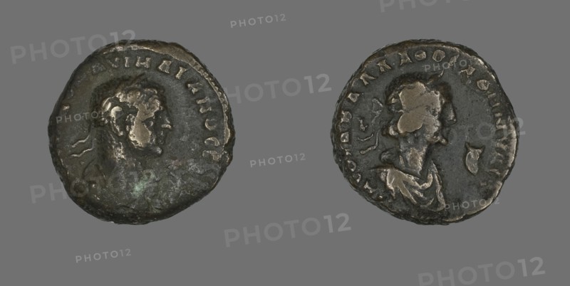 Tetradrachm (Coin) Portraying Emperor Aurelian, 270.