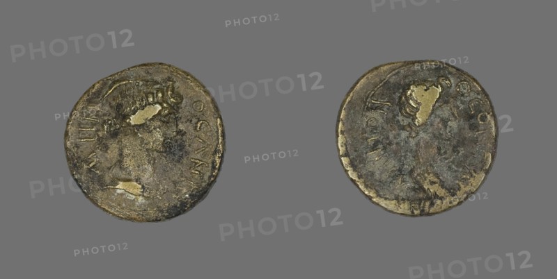 Coin Depicting a Female Bust, 31 BCE-476 CE.