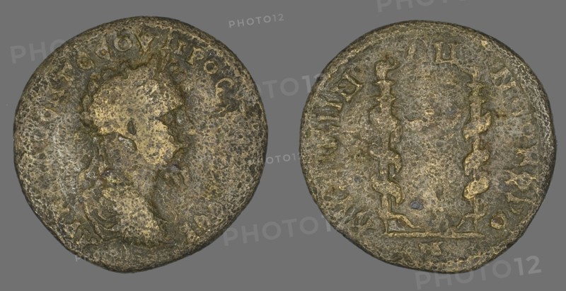 Coin Portraying Emperor Septimius Severus, 193-211.