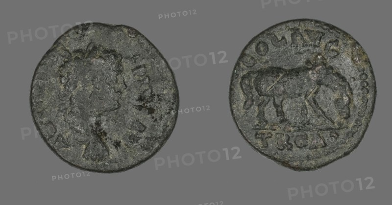 Coin Portraying Emperor Caracalla, 198-217 CE.