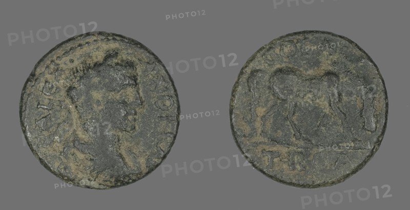 Coin Portraying Emperor Severus Alexander, 222-235.